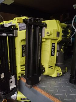 RYOBI  18V CORDLESS 18 GAUGE NAILER
