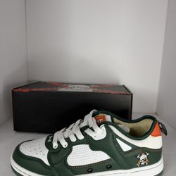 Brand x Tombstone Joker Sneakers Green White Men’s Size 6.5 NIB Streetwear