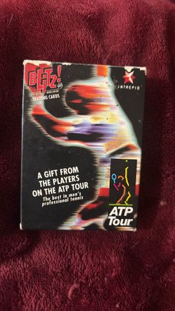 Sealed box of 1996 blitz intrepid ATP tour trading cards