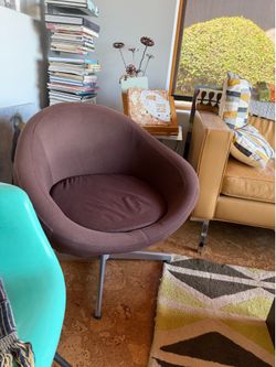 2  small modern swivel chairs