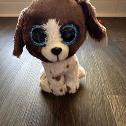 Ty Beanie Boo 9" Muddles Puppy Dog stuffed animal plush