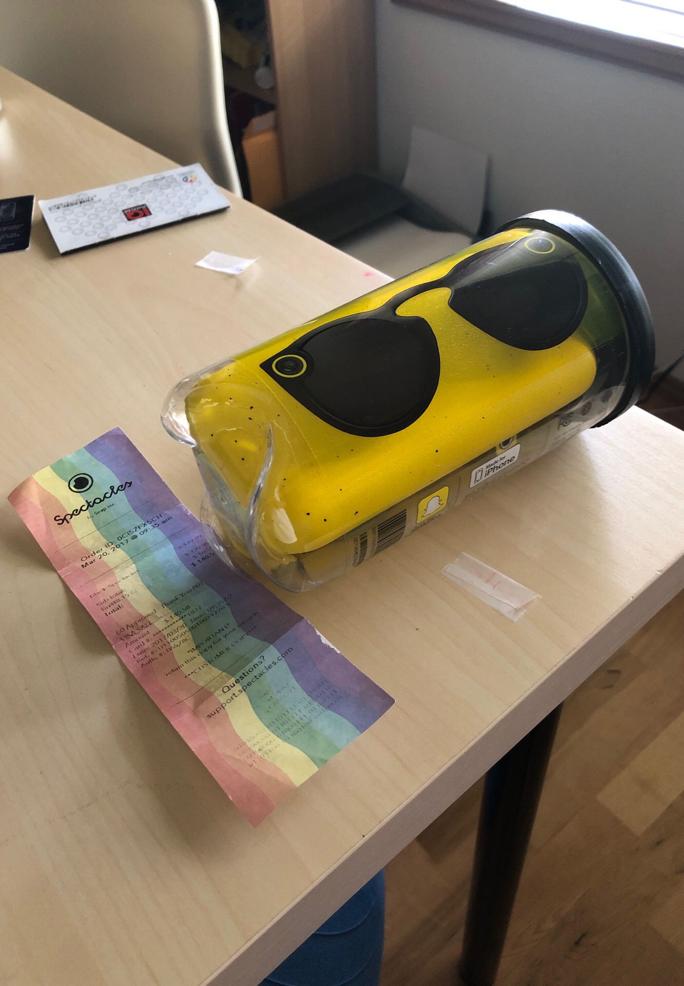 Brand New Snapchat Spectacles WITH RECEPT