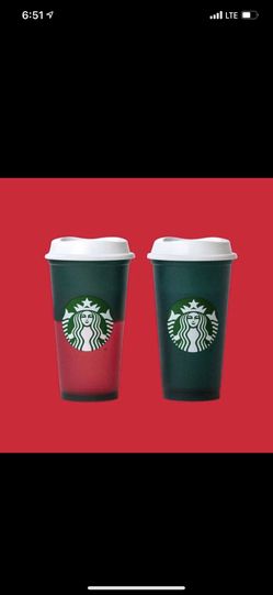 Starbucks Color Changing Green Cup