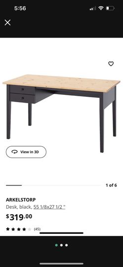 Ikea Wood Desk writing study