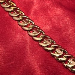 10k Yellow Gold Miami Link Bracelet