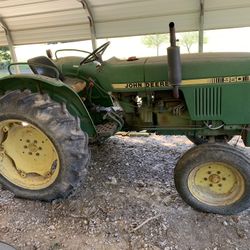 John Deere 950 Tractor And Implements