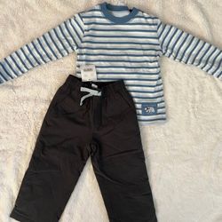 Janie & Jack Winter Set (3T) • NWT • 2 Outfits in 1 Shades of blue + dark gray • Smoke-free home