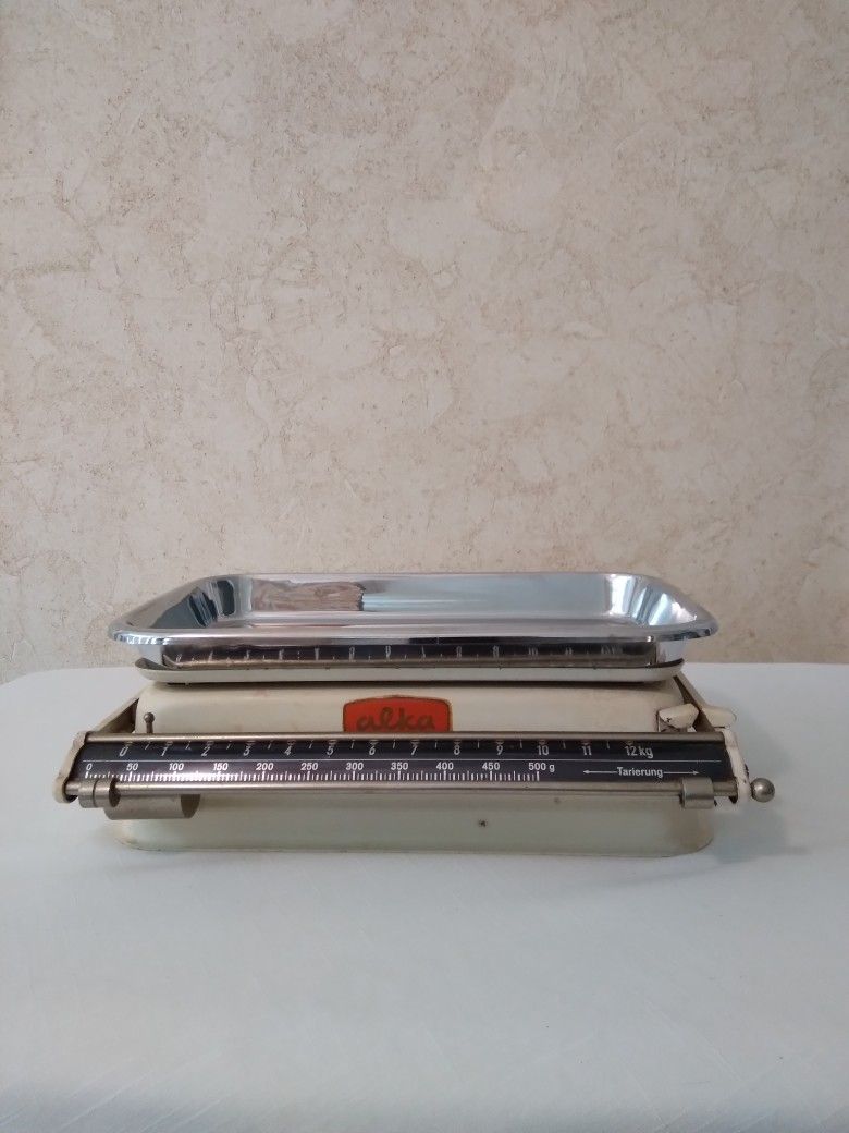 Vintage German Alka 12 KG Mechanical Kitchen Scale
