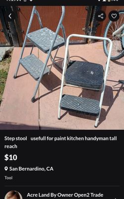 Step stool step ladder reach ladder 10 each