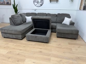 Gray Sectional Couch - Free Delivery
