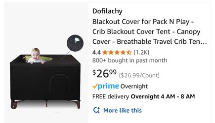Crib Cover for Pack and Play
