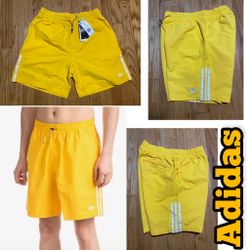 ADIDAS WATER shorts BOARDSHORTS (GOLD CORE WHITE) men’s sz small new