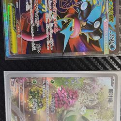 Mega Greninja ex ninja spinner and Sprigatito from gem packs