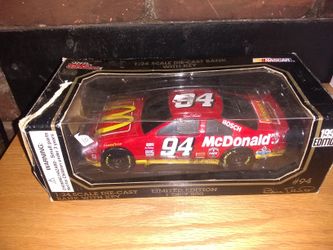 Brand New Bill Elliott McDonald's 1/24 Die-cast Bank