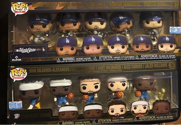 2025 dodgers and thunders championship 5 pack funko