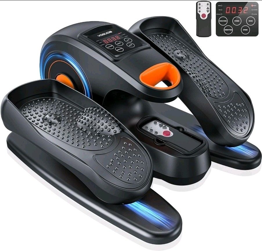 Under Desk Elliptical Electric Leg Exerciser for Seniors Fully Assembled 