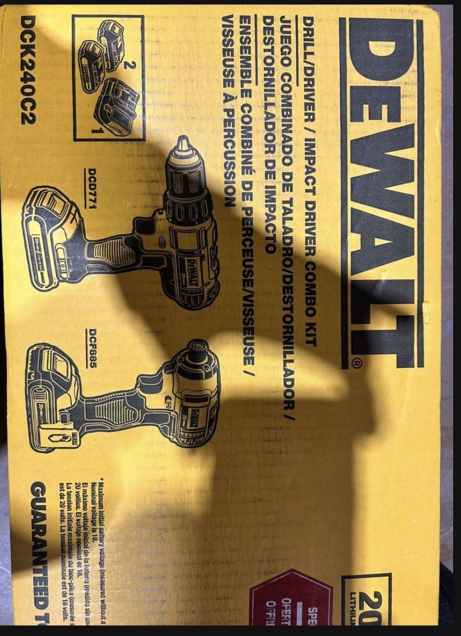 Dewalt 20v Combo NEW