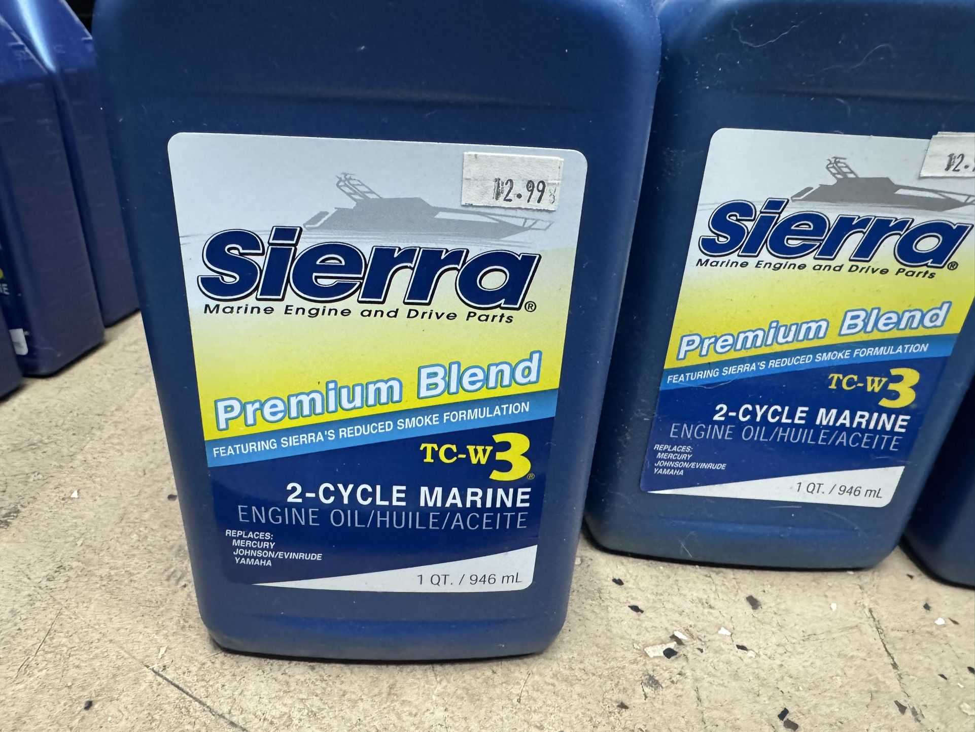 Sierra Premium Blend 2 Stroke 2 Cycle Boat Outboard Oil Quart