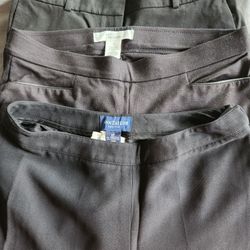 3 Black Dress Pants 