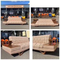 MID CENTURY ADRIAN PEARSALL STYLE SOFA/BED