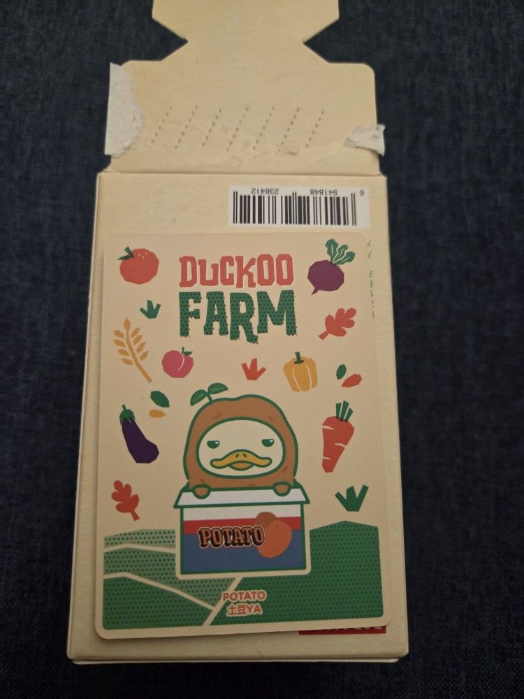 Popmart Duckoo Farm potato Open Box Check Card Only