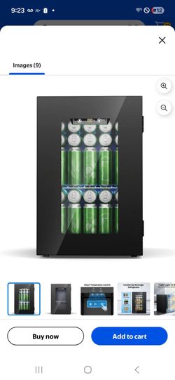 24 can mini beverage and wine cooler refrigerator