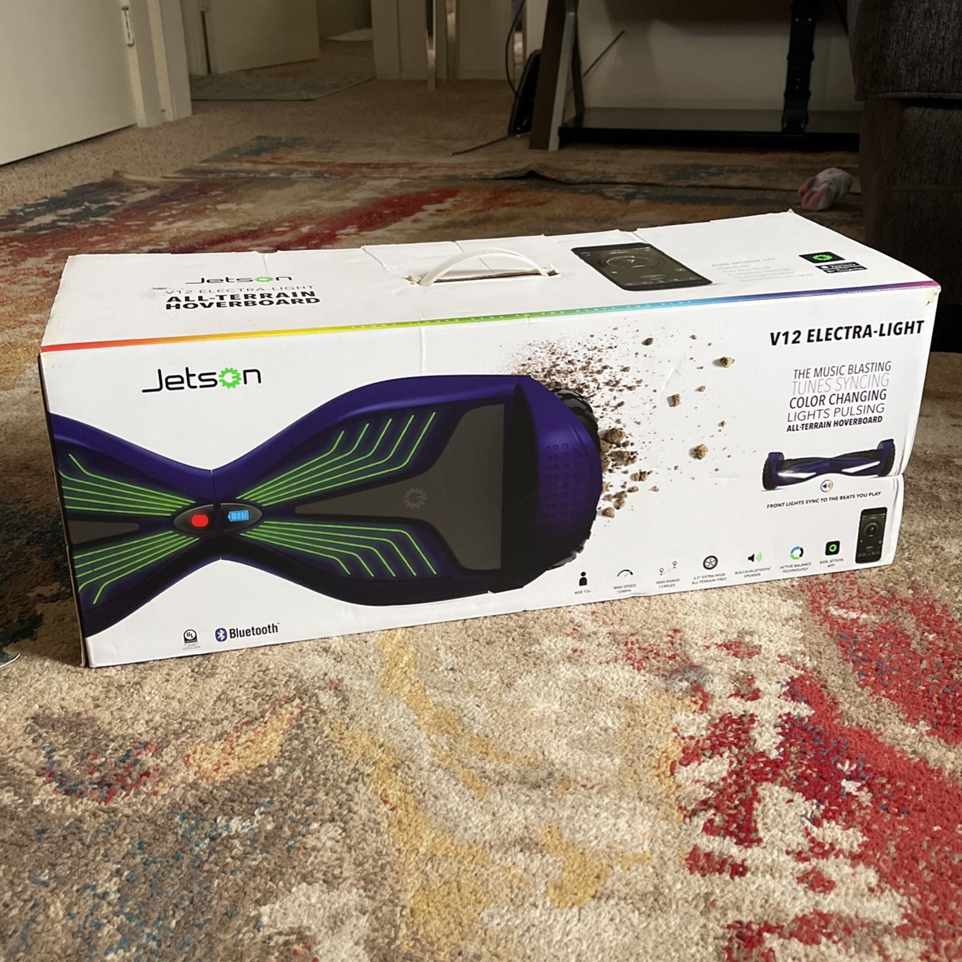 Jetson V12 Electra Light All Terrain Hoverboard