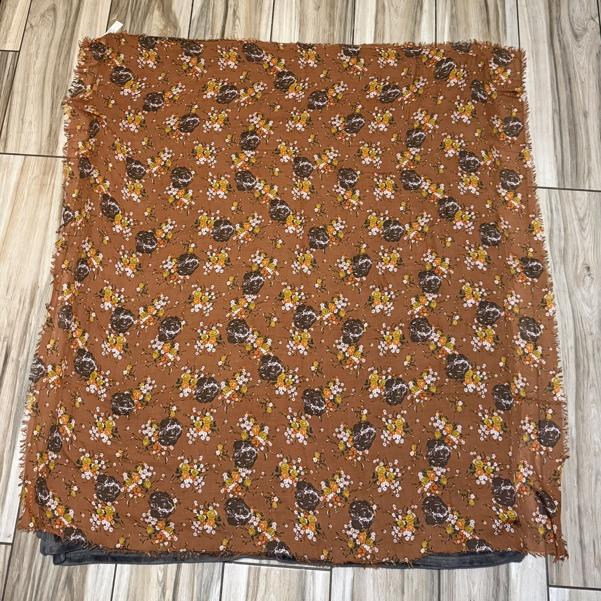 Orange Coach Scarf