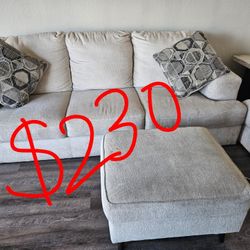 Ashley 3 Seater Couch With Cushions