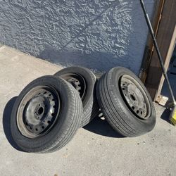 16in Steelies From A 2018 Nissan Altima