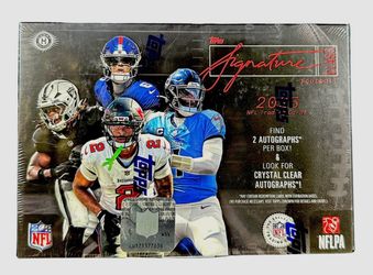 2025 Topps Signature Class football HOBBY BOX