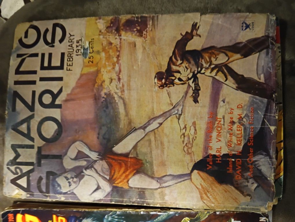 Lot Of 2 - Amazing Stories Antique Comic Books