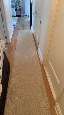 Silver grey and Ivory runner 16ft