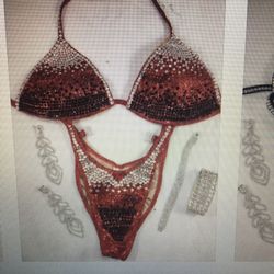 Crystalini Bikini Figure Competition Suit