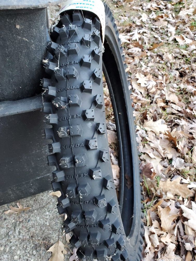 Brand new dirt bike tire