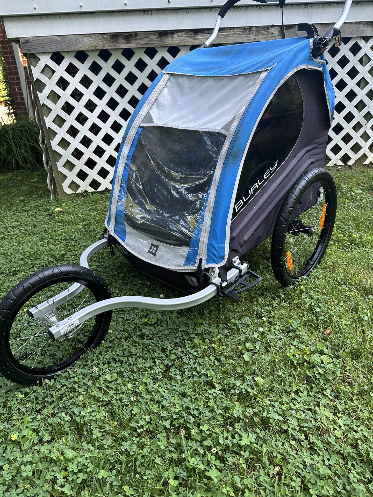 Burley Encore Bicycle Trailer With Jogger Kit