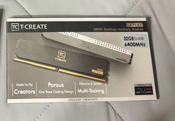TeamGroup Expert Ram 32GB (2 x 16GB) DDR5 6400MHz CL32 - White
