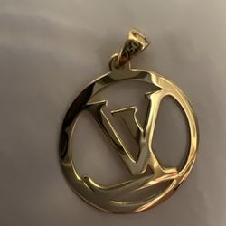 18k Real Gold Pendant 