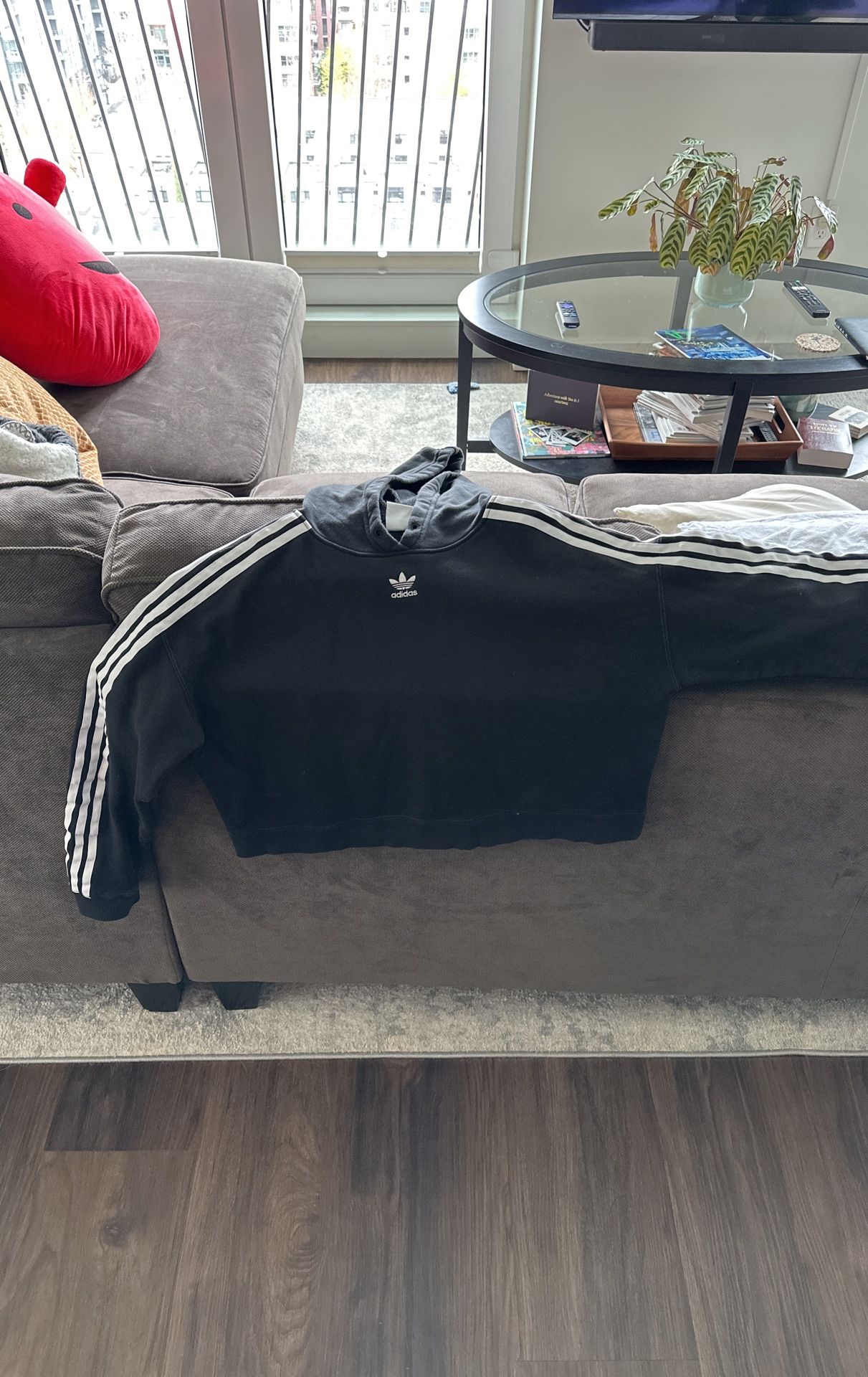 Adidas Cropped Hoodie