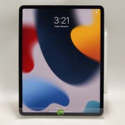 Unlocked Apple iPad Pro 12.9" 5th Gen 128GB Space Gray MHNR3LL/A