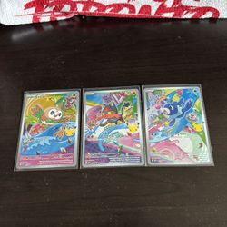 Litten, Rowlet, Popplio First Partner Collection 