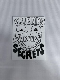 Friends Keep Secrets Vinyl Sticker