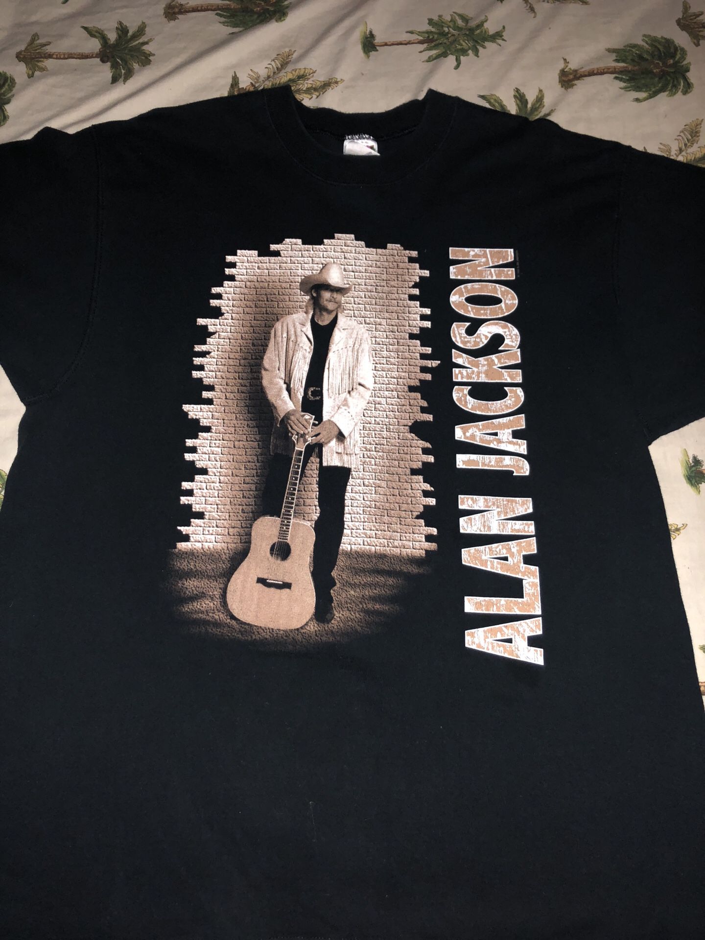 Made in USA Alan Jackson 1995 tour shirt large no flaws