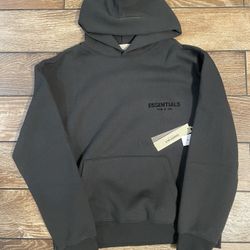 black essentials hoodie