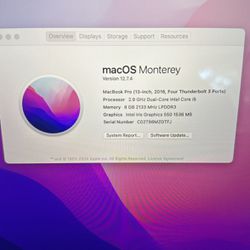 MacBook Pro I5 13” 8gb 