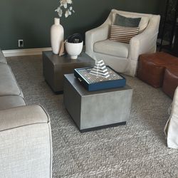 Pottery Barn Coffee Table And Console Table 