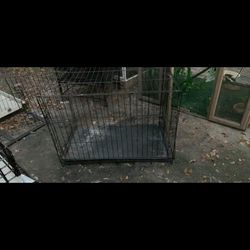 42” Extra Large Metal Dog Crate With Tray