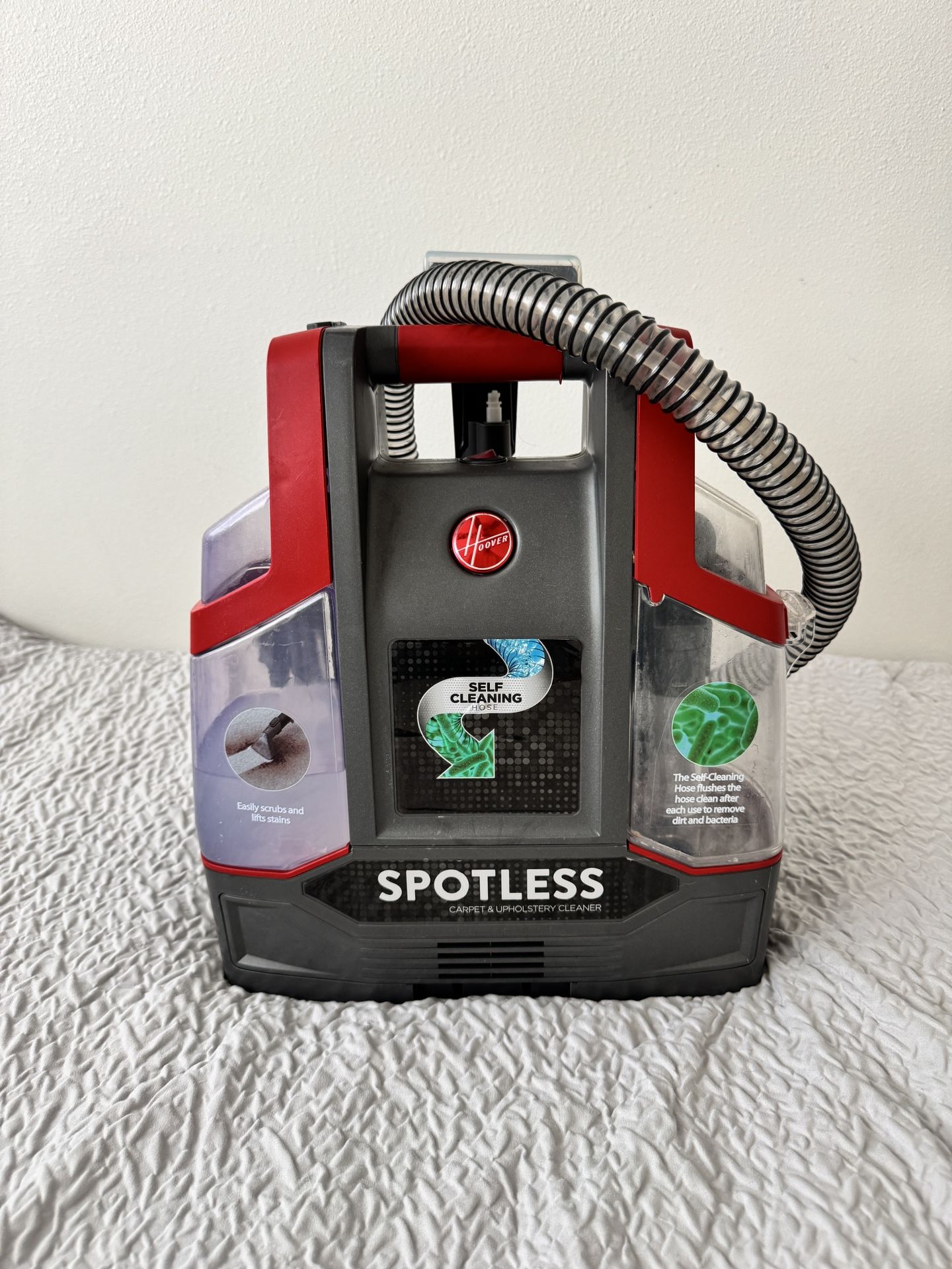 Hoover Spotless Portable Carpet + Upholstery Spot Cleaner Machine, Lightweight Shampooer Machine