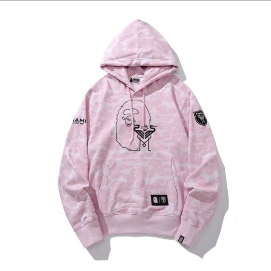 Pink Bape Inter Miami Hoodie