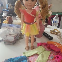 Wellie Whises Doll American Girl 